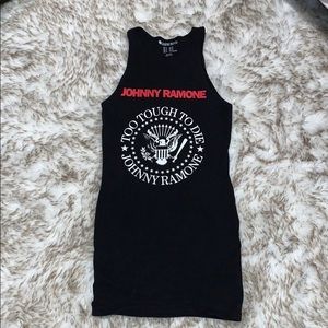 Band Tshirt fitted dress